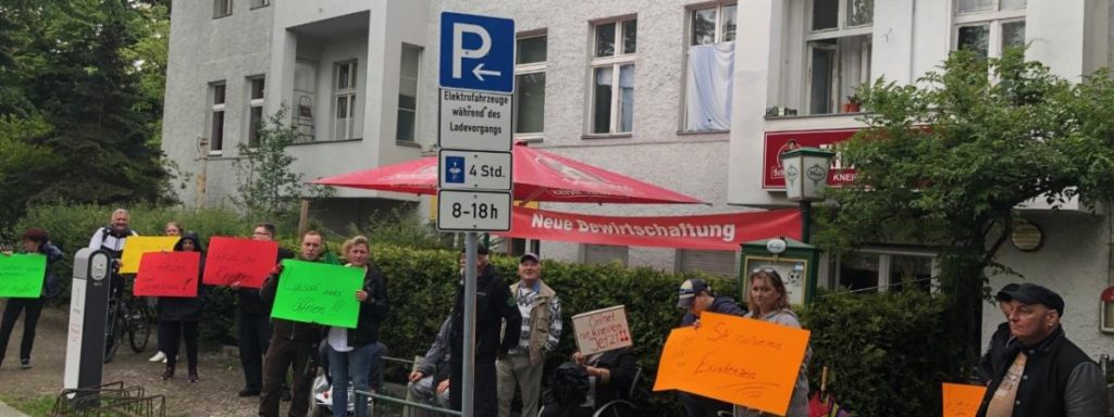 Photo de la manifestation à Berlin