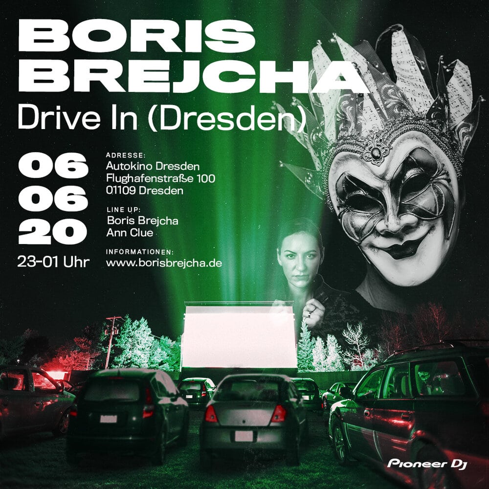 Flyer de la soirée organisée par Boris Brejcha du 06 Juin 2020