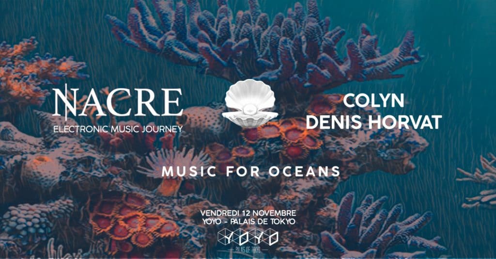 Affiche de la soirée Music for Oceans