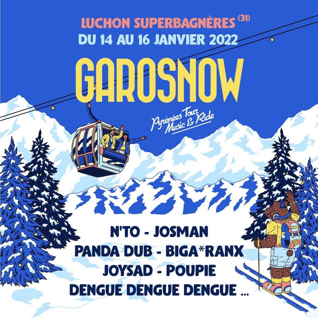 Affiche du Garosnow festival 2022
