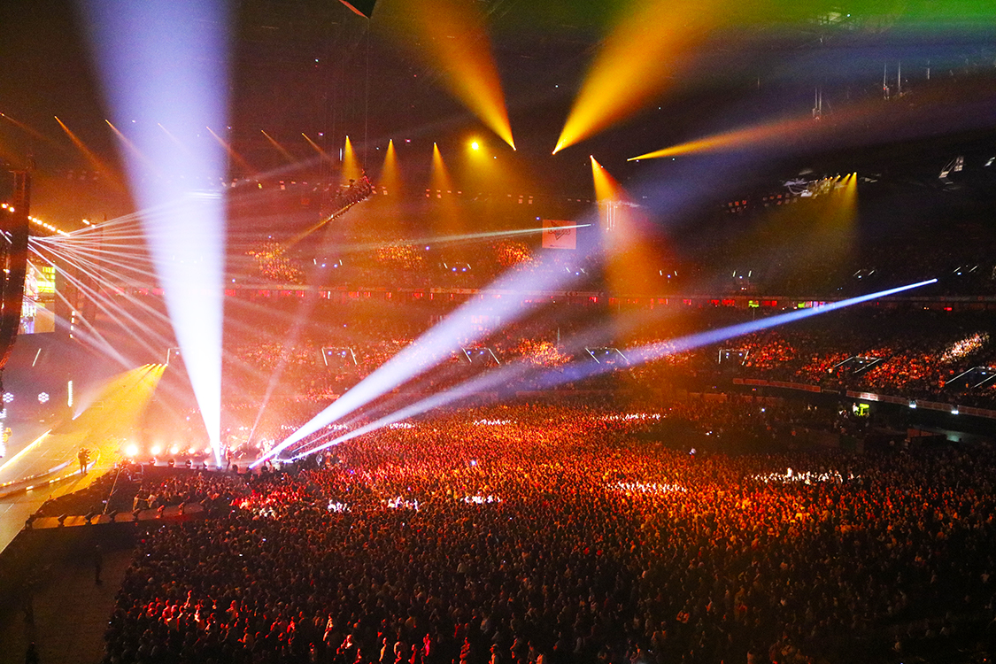 Paris La Défense Arena lors du concert de Bigflo et Oli