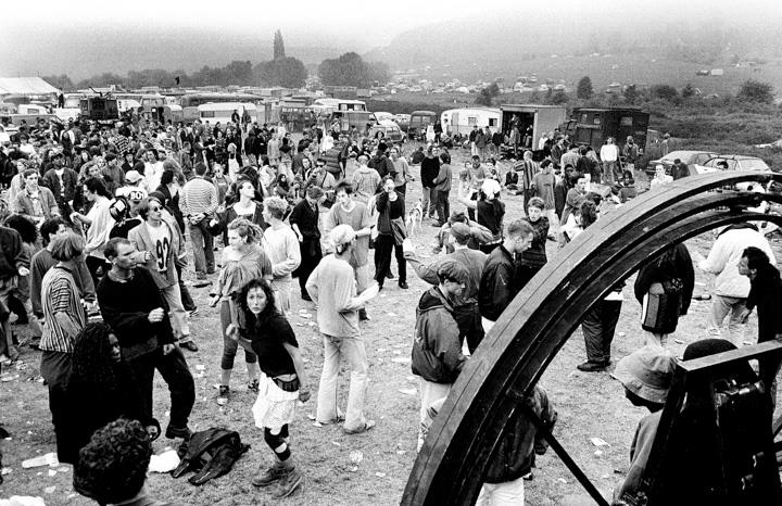 Festival de Castlemorton 1992. Crédit photo : Tash