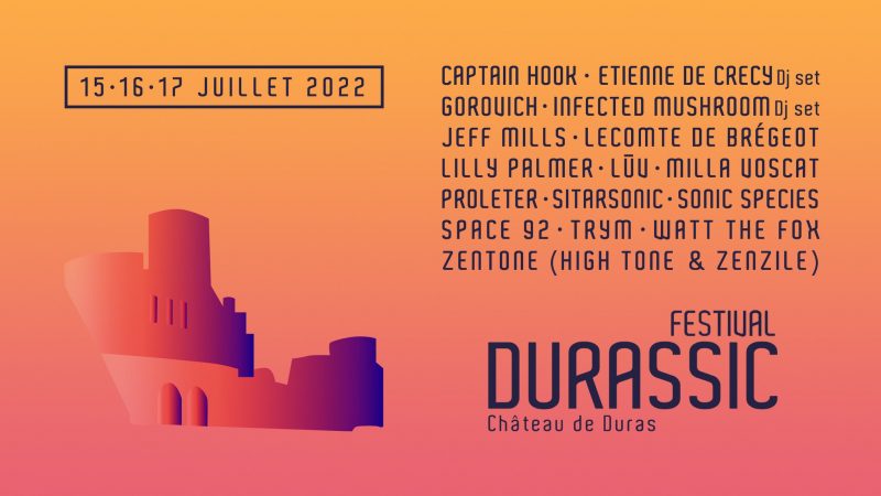 Affiche du Durassic festival 2022
