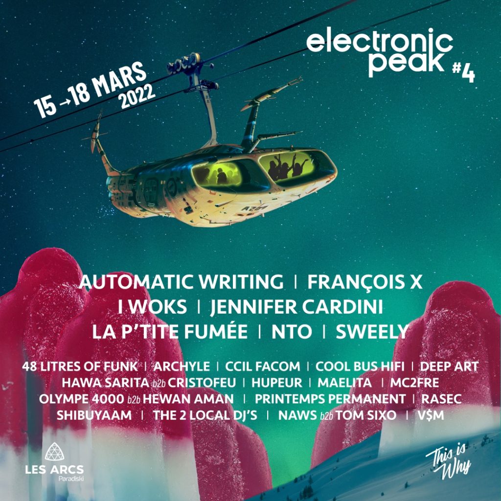 Affiche de l'Electronic Peak Festival 2022