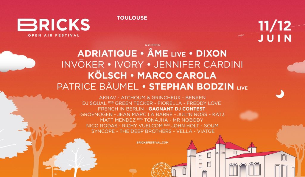 Line-up du Bricks Festival 2022