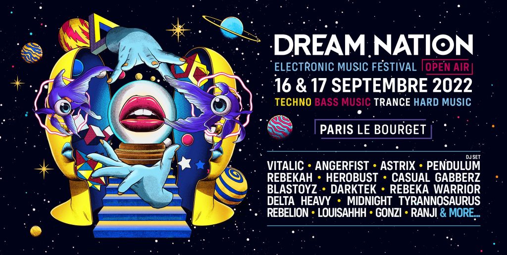 Affiche du Dream Nation festival 2022