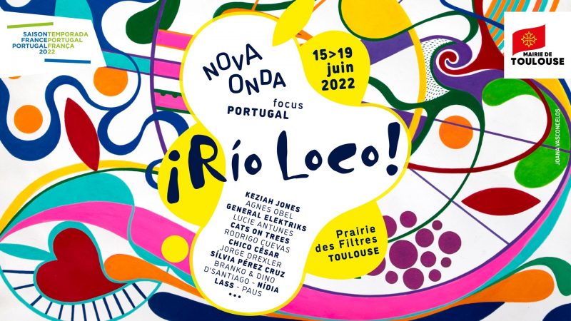 Affiche du Rio Loco 2022. Crédit : Joana Vasconcelos
