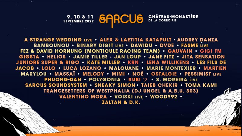 Affiche du Sarcus festival 2022