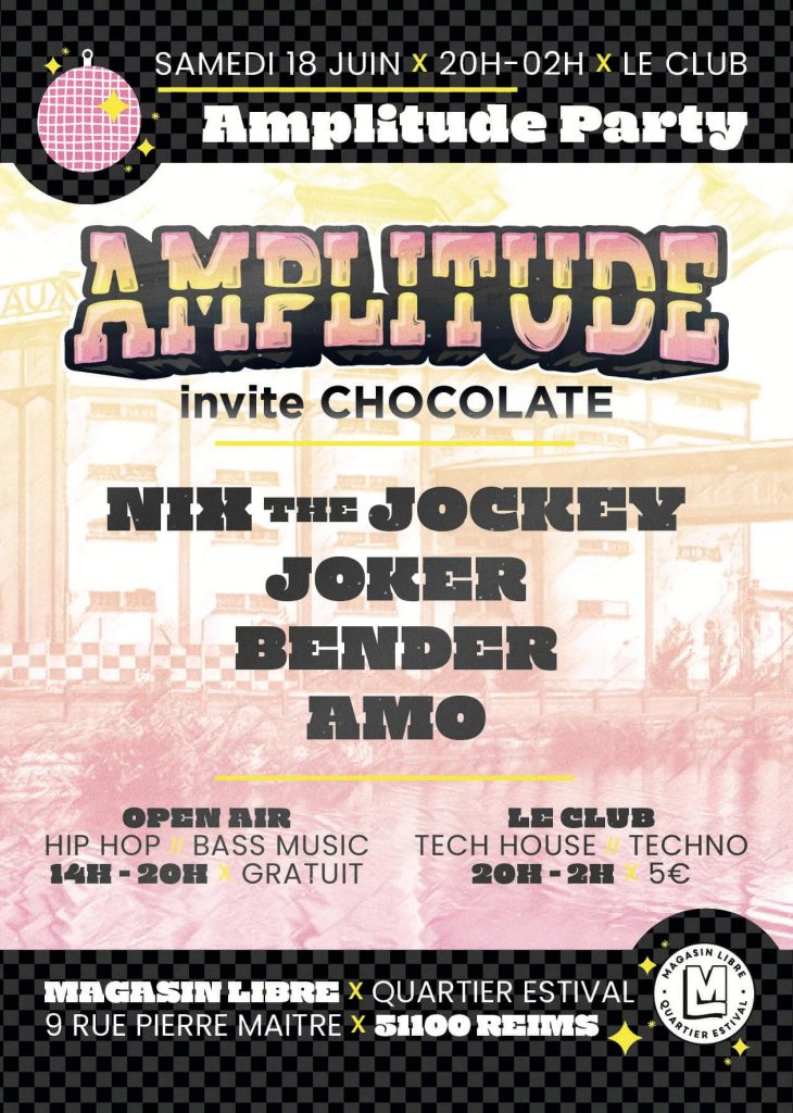 Affiche de l'événement Amplitude x Chocolate