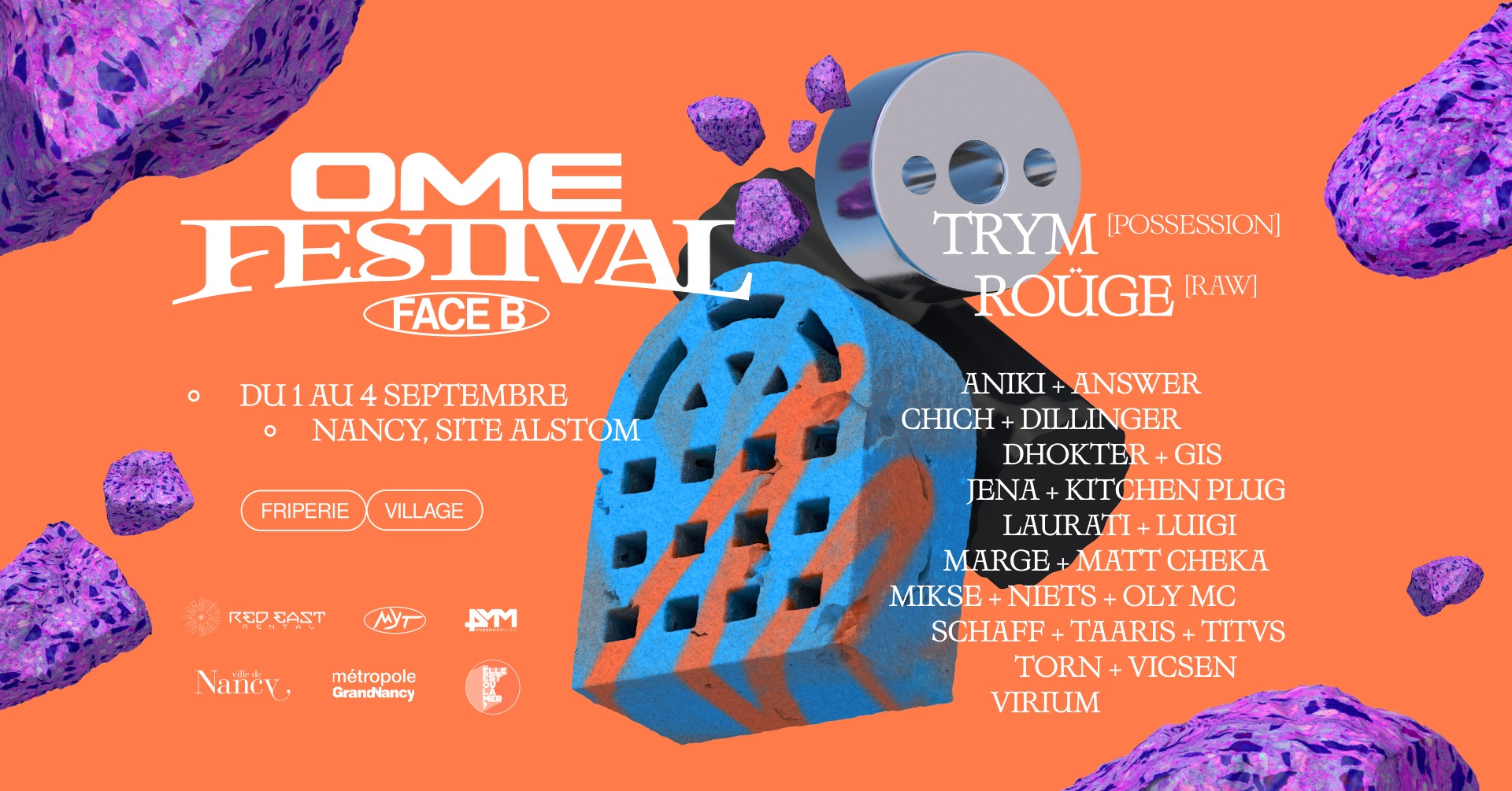 Affiche du OME Festival Face B 2022