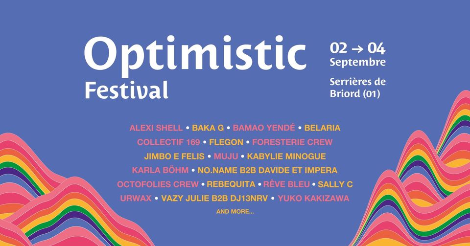 Affiche de l'Optimistic Festival