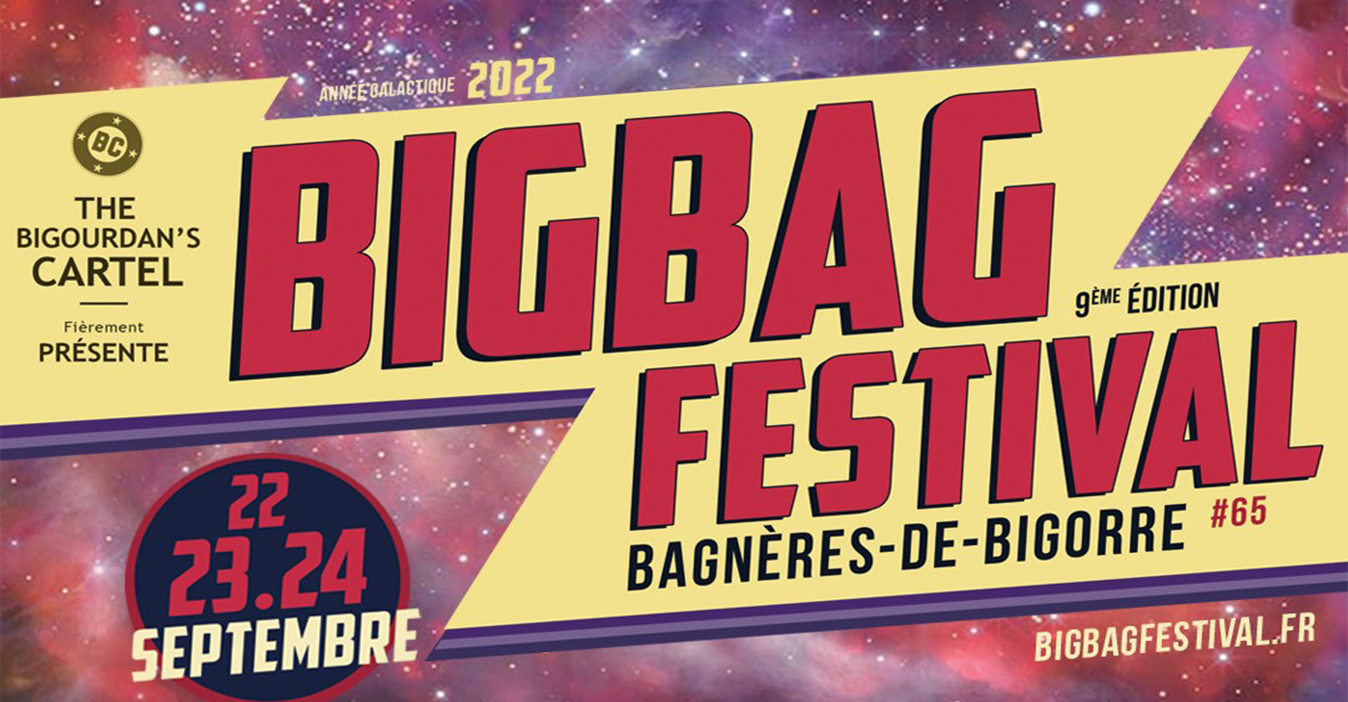 Affiche du Big Bag Festival 2022