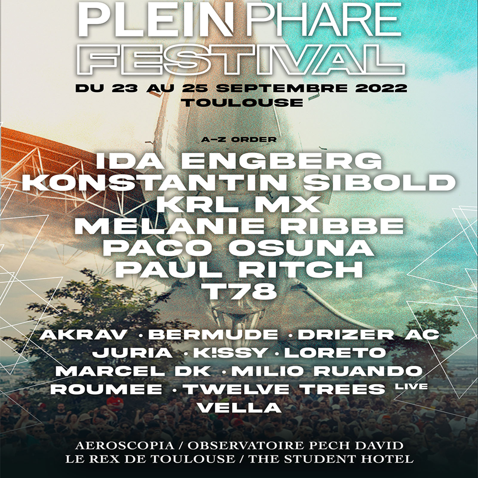 Affiche du festival Plein Phare 2022