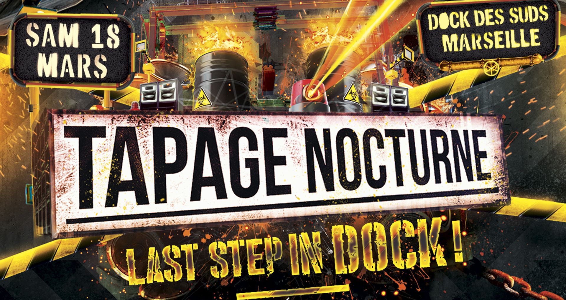 Affiche de la Tapage Nocturne 2023