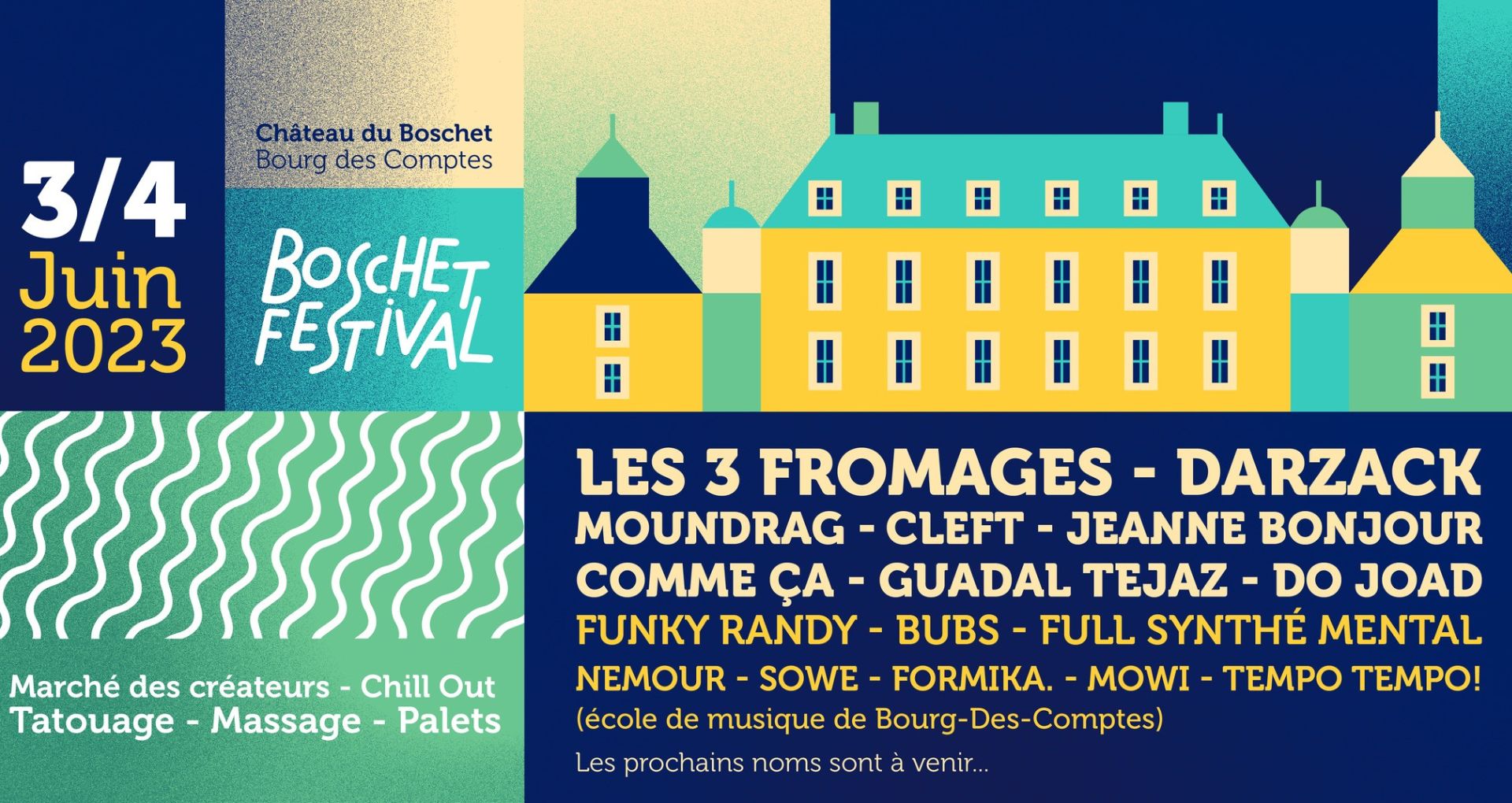 Affiche du Boschet Festival 2023