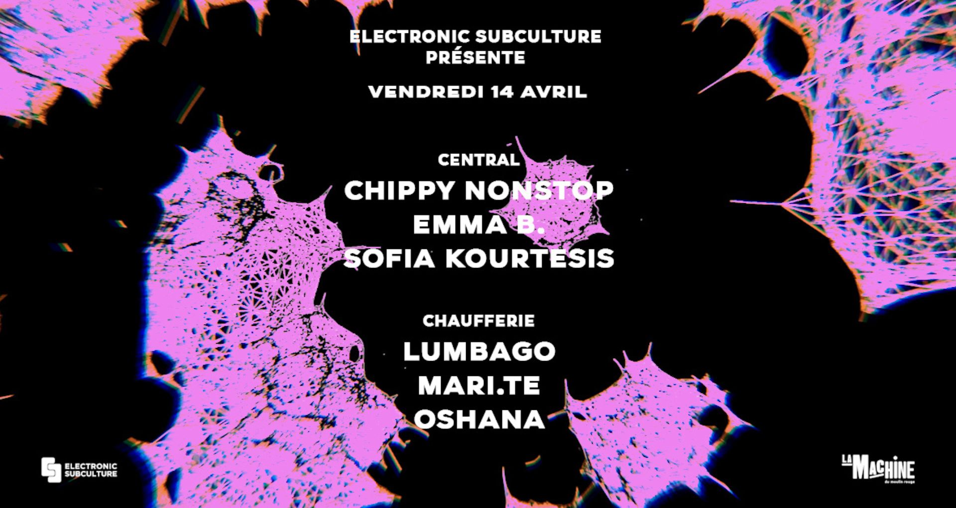 Affiche de l'événement Electronic Subculture