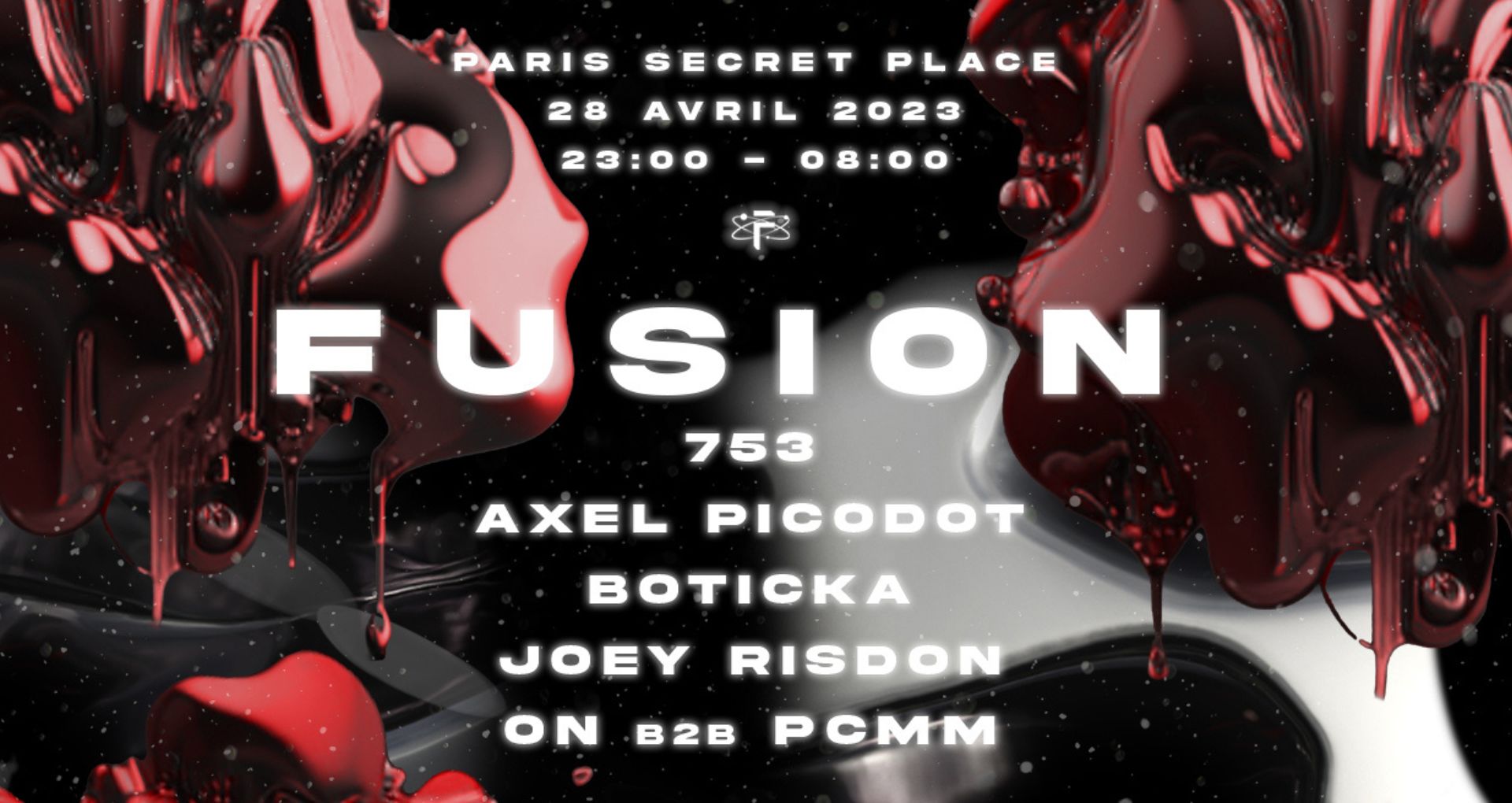 Affiche de la prochaine soirée Fusion