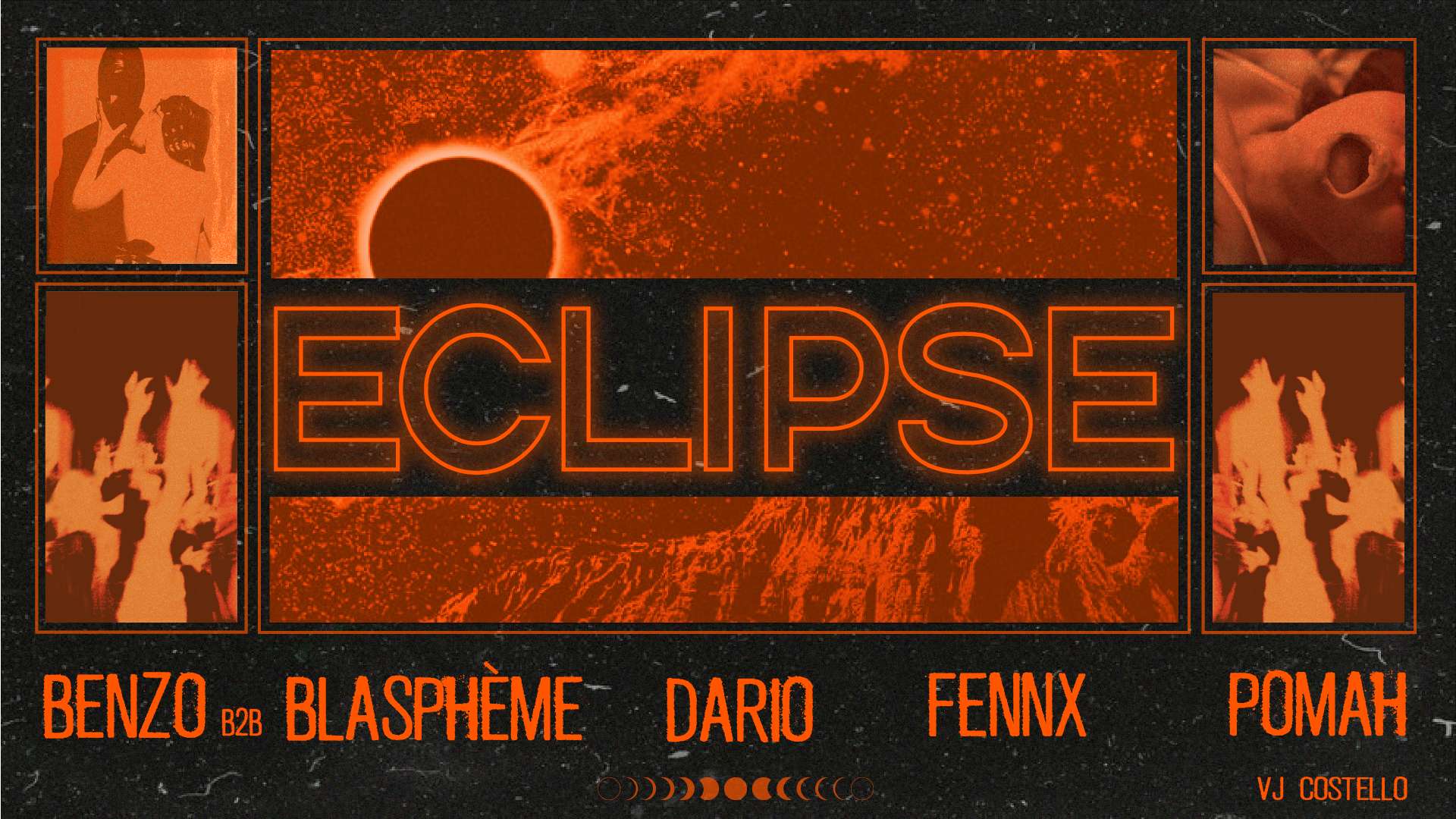 Affiche de la soirée Eclipse à Marseille