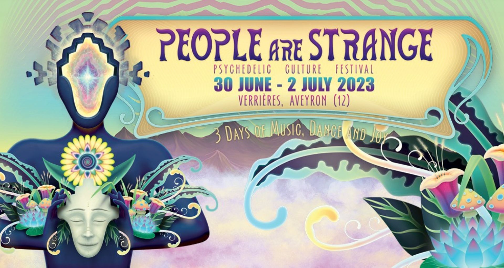 Affiche du People Are Strange Festival 2023