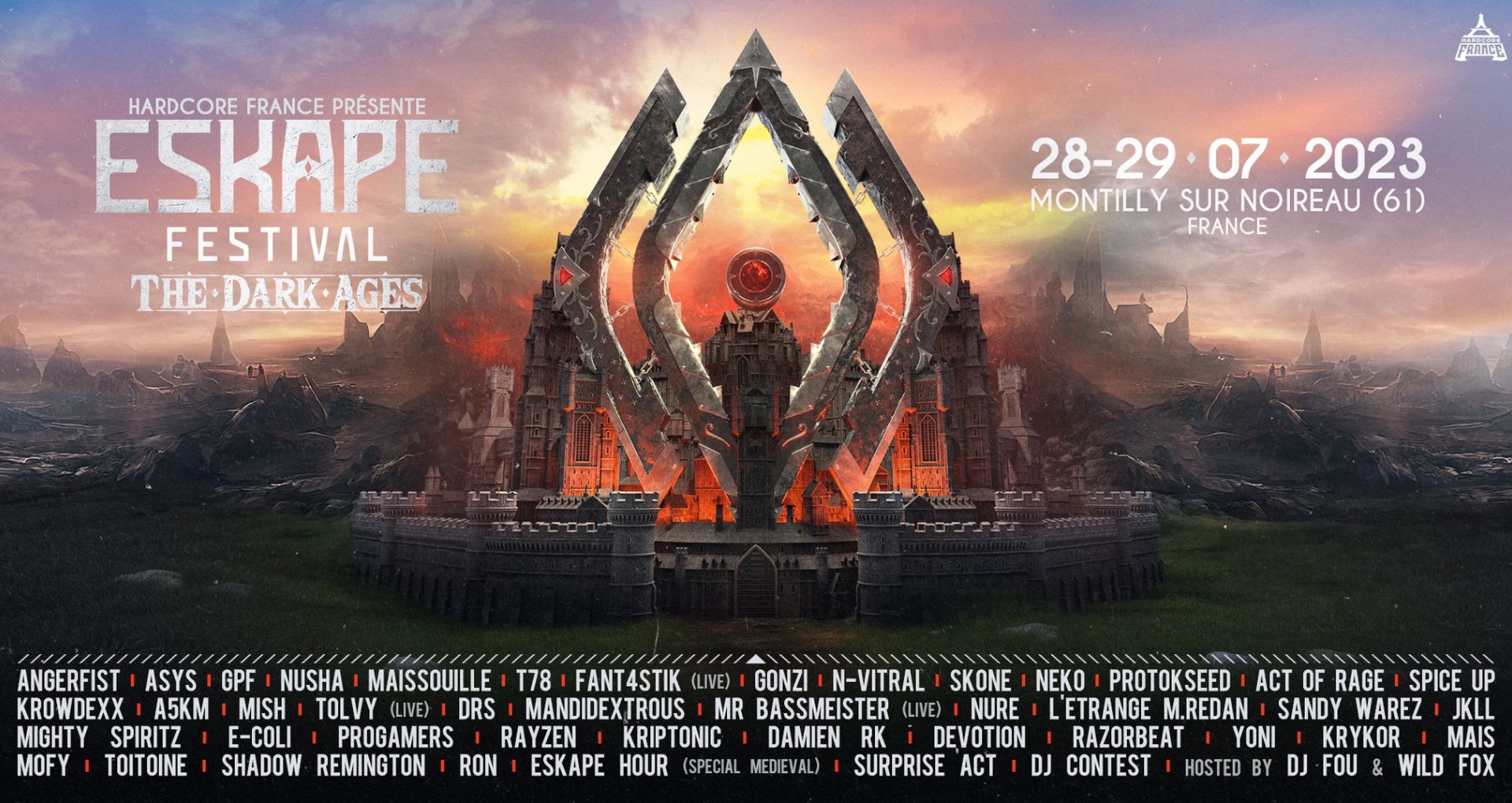 Affiche du Eskape Festival 2023