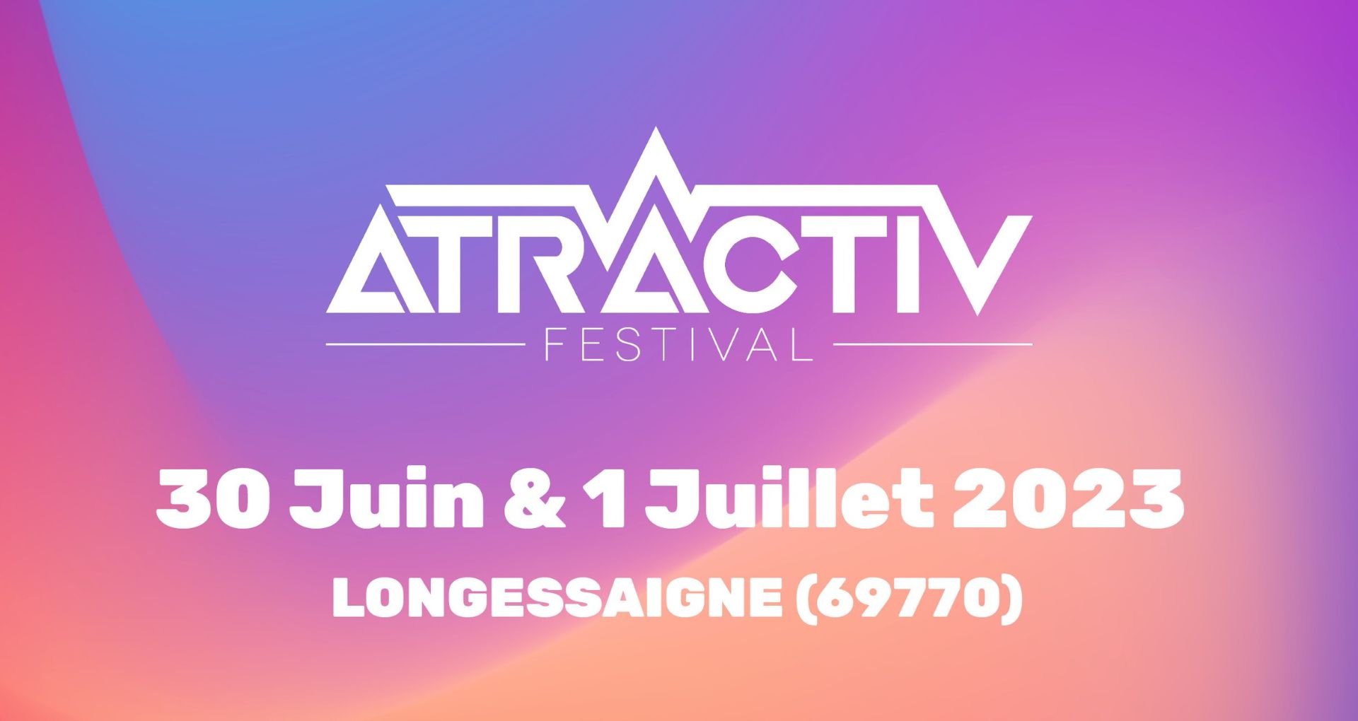 L'affiche du Atr'Actif Festival 2023