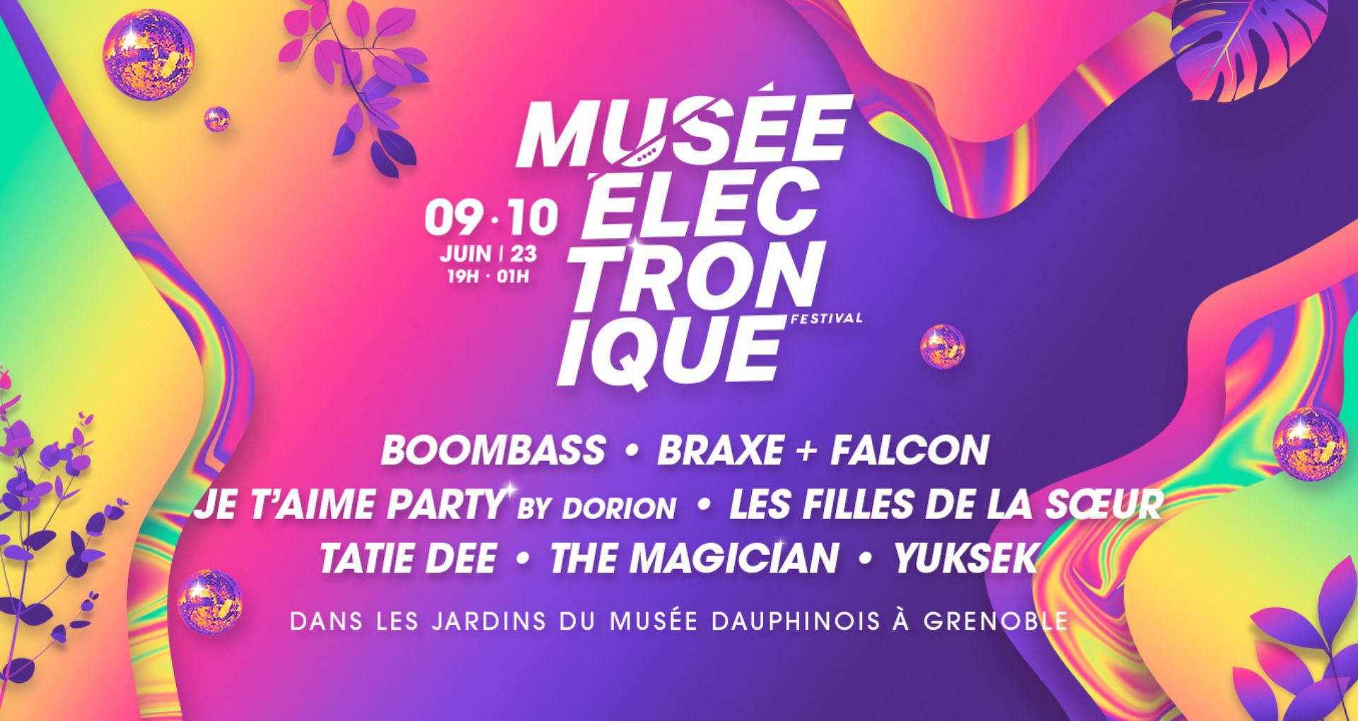 Affiche du Musée Électronique Festival 2023