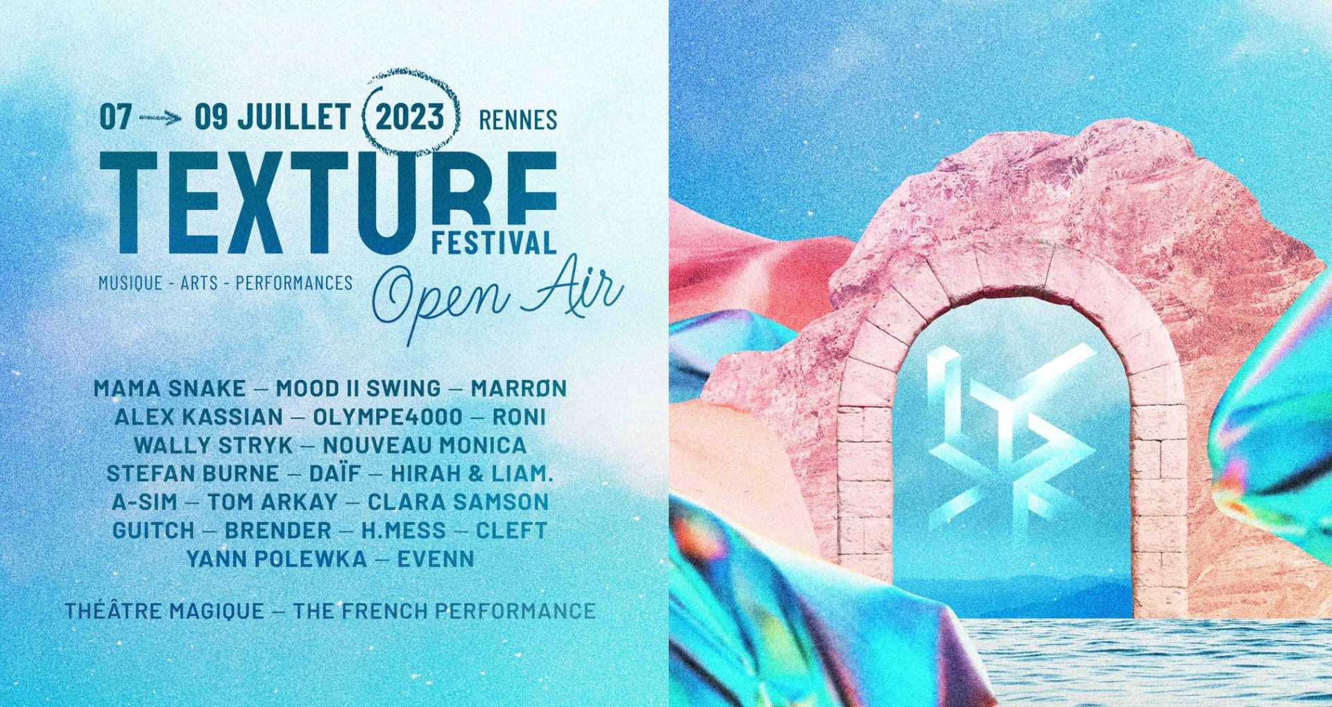 Affiche du Texture Festival 2023