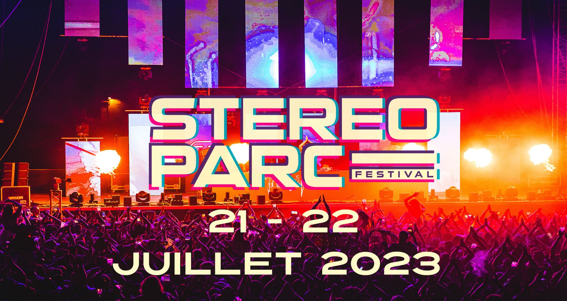 Affiche du festival Stereoparc 2023