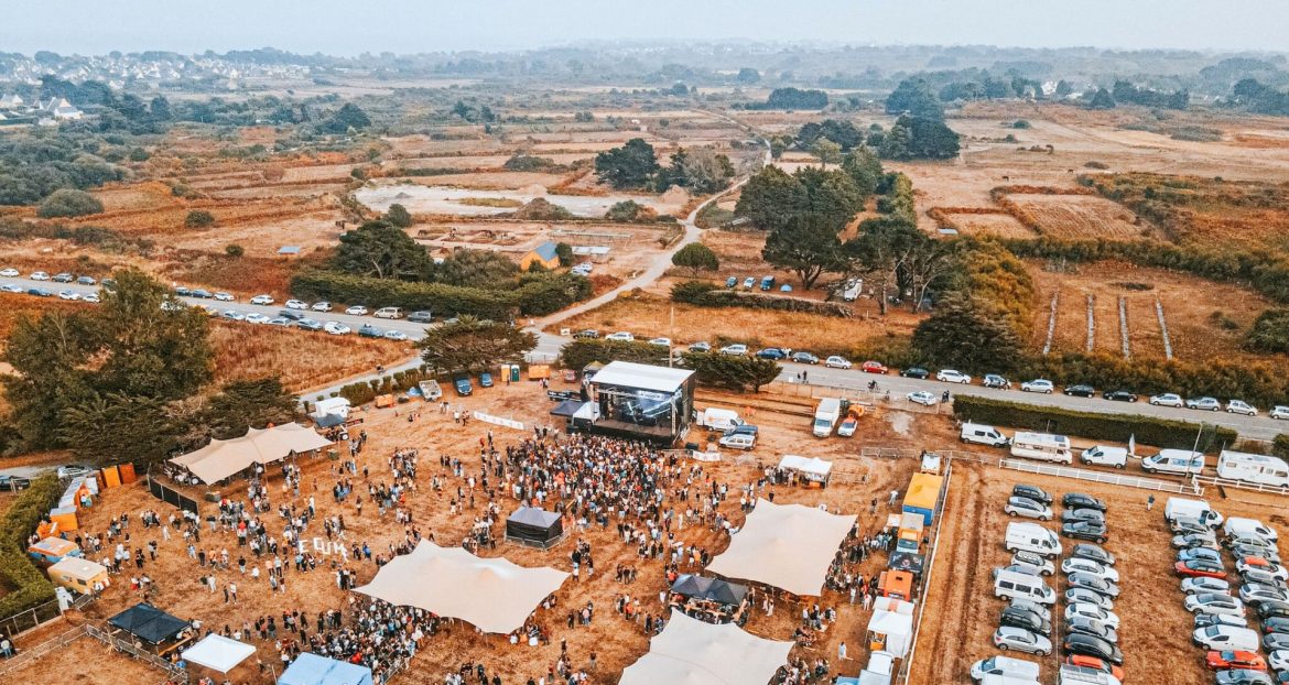 Le Écume Festival vu du ciel © lucas_jgt
