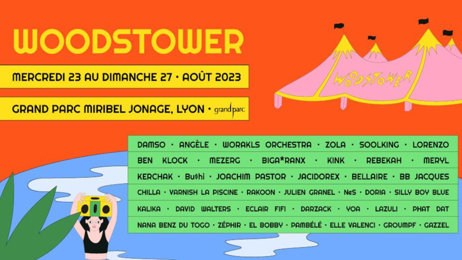 Programmation du Woodstower 2023