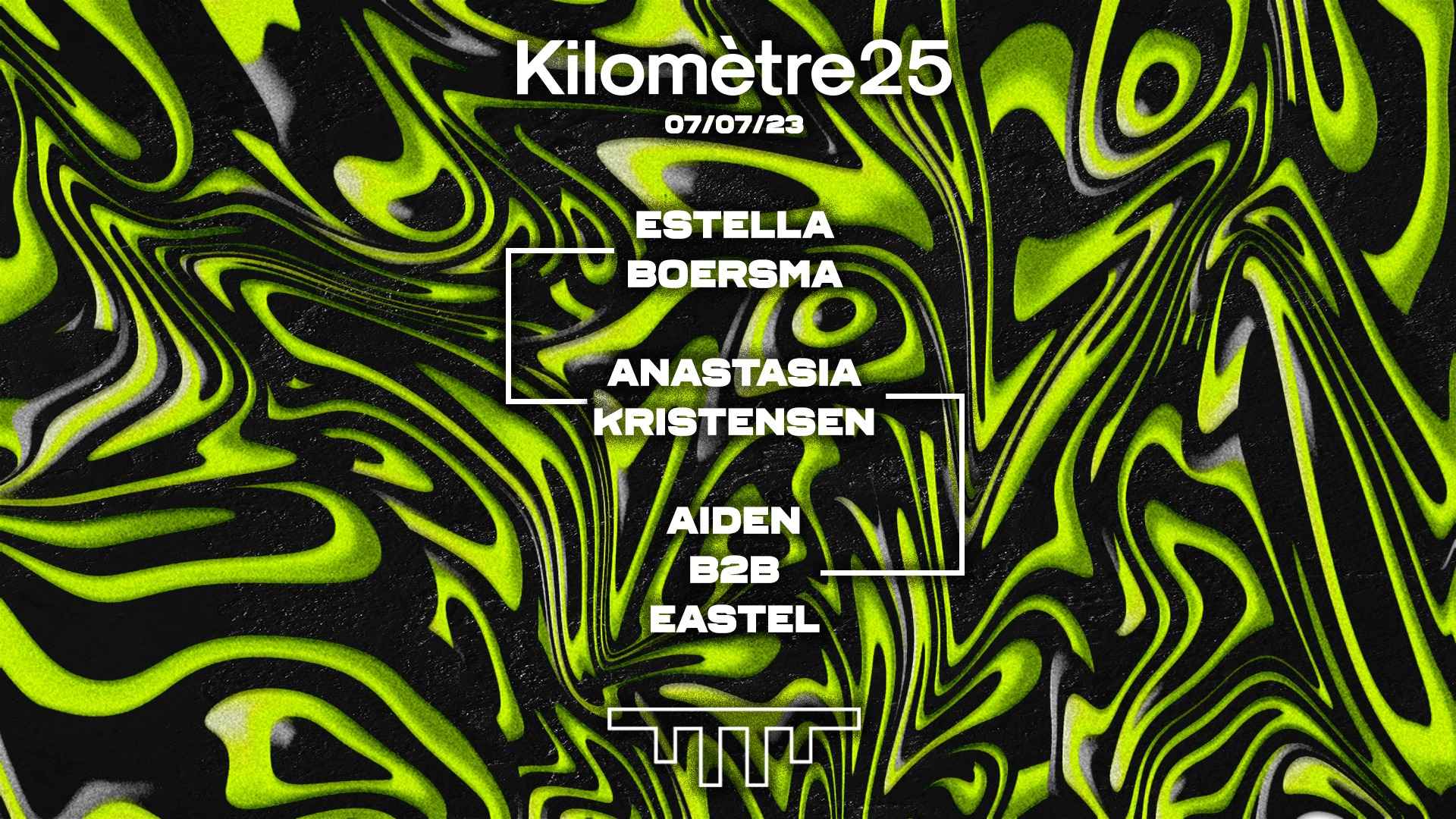 Affiche de la soirée du Kilomètre25