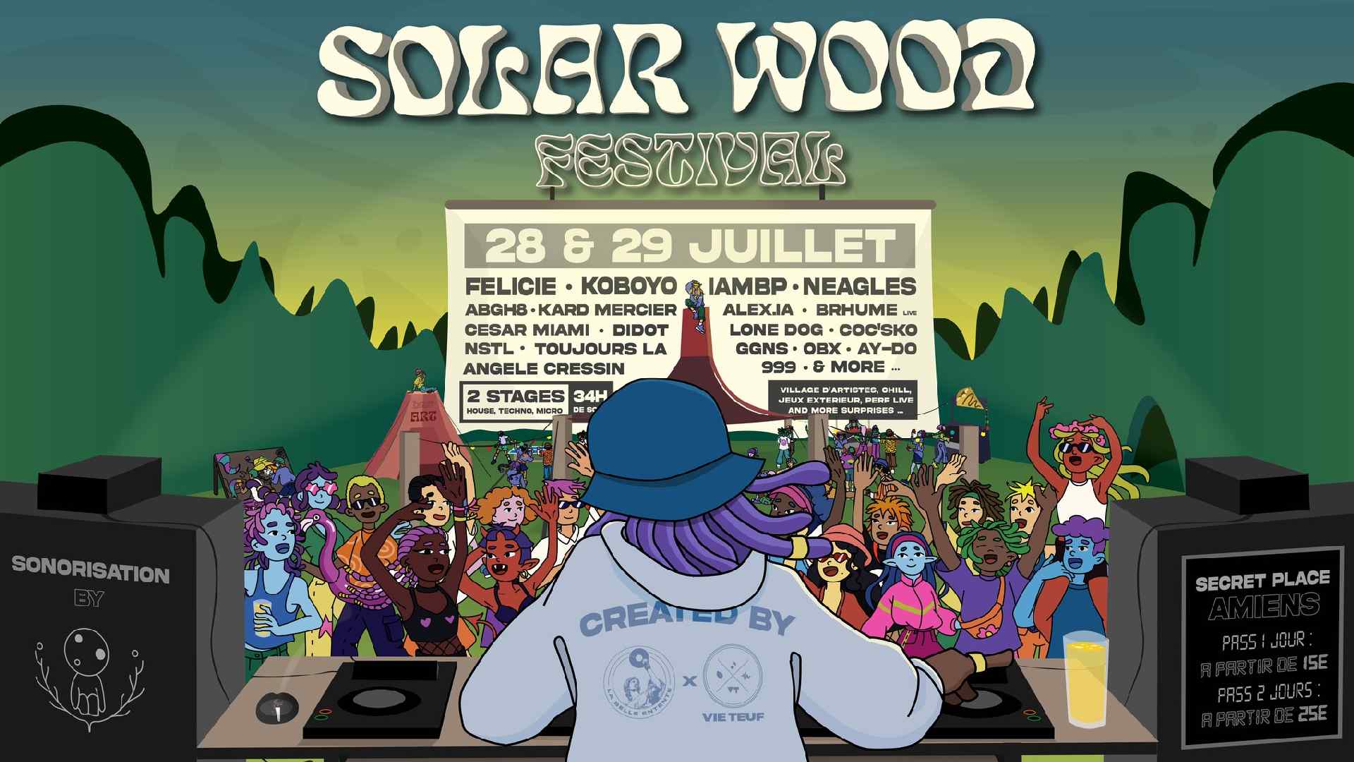 Affiche du Solar Wood Festival