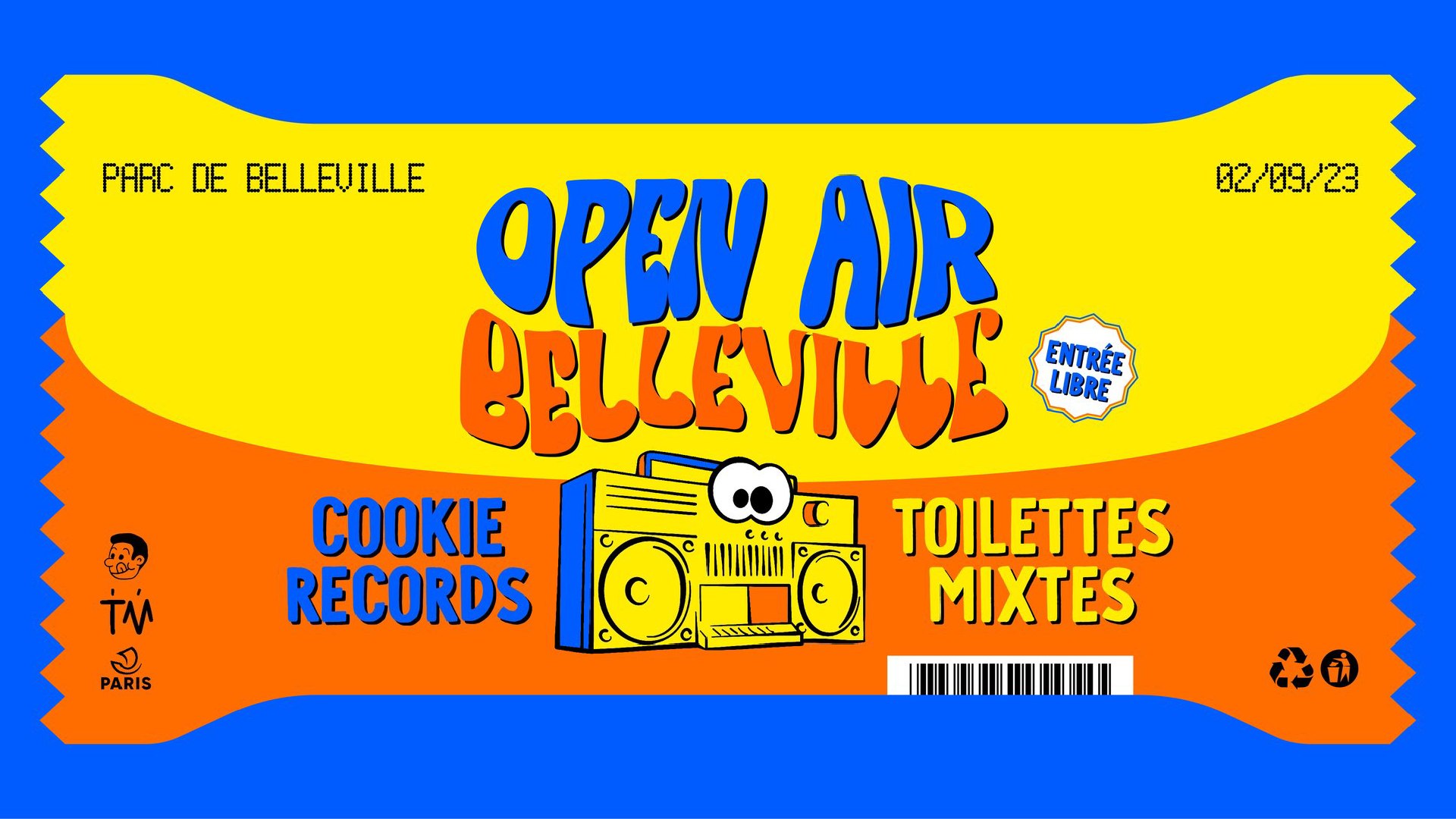 Affiche de l'open air Cookie Records