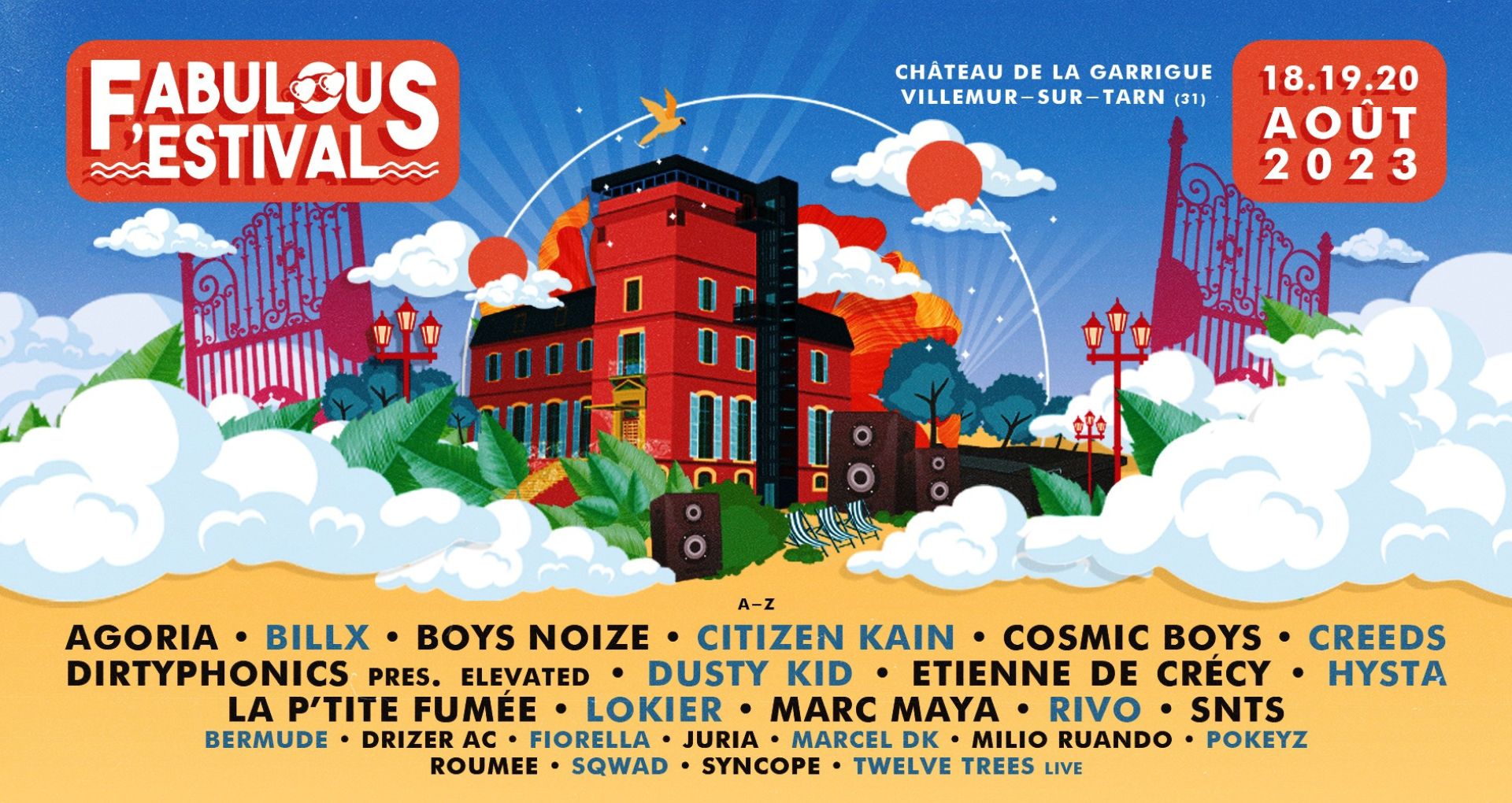 Affiche du Faboulous Festival 2023