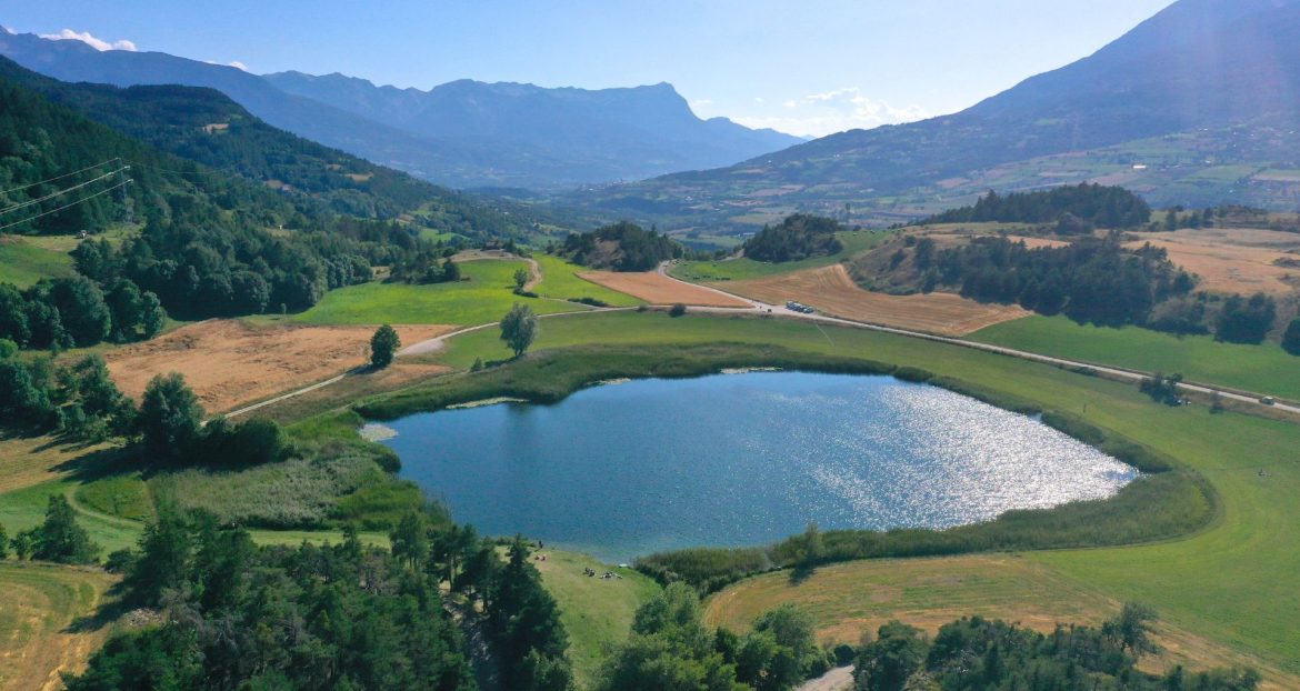 Le Lac de Siguret dans les Alpes