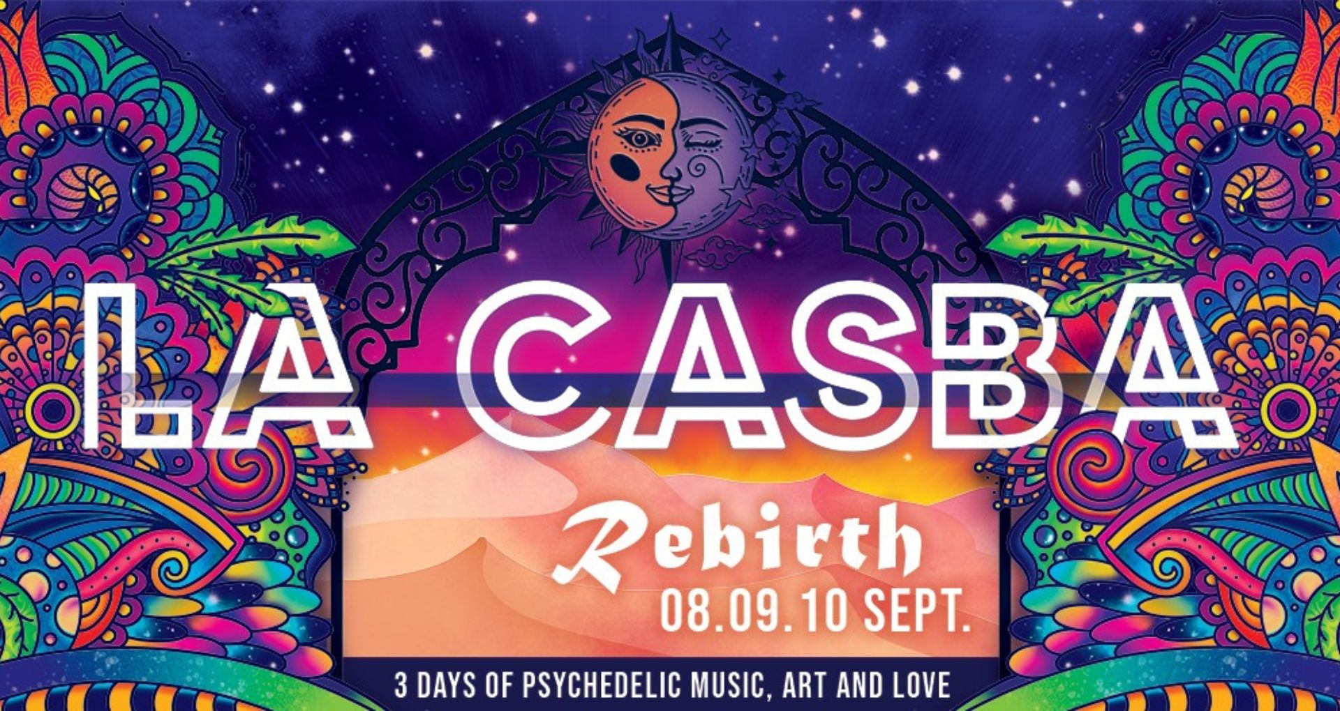 Affiche du Rebirth Festival 2023