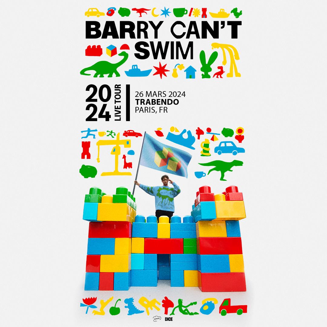 Affiche de Barry Can't Swim au Trabendo