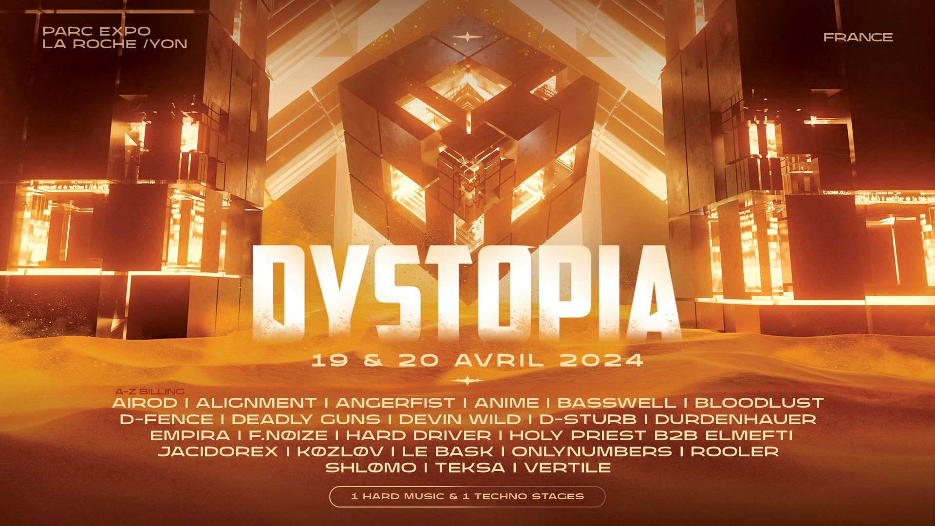 Affiche du Dystopia Festival 2023