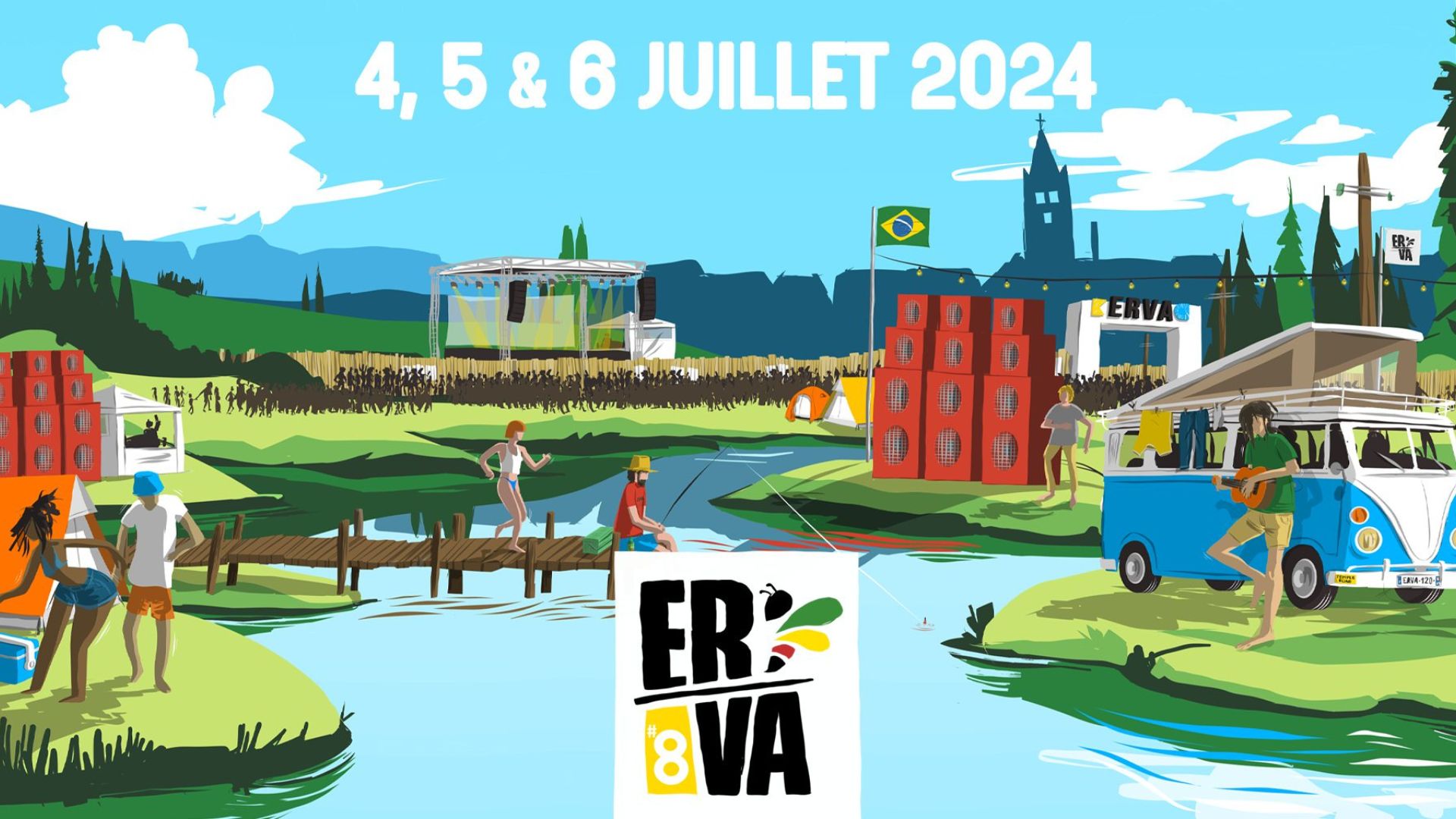 Affiche du ERVA Festival 2024