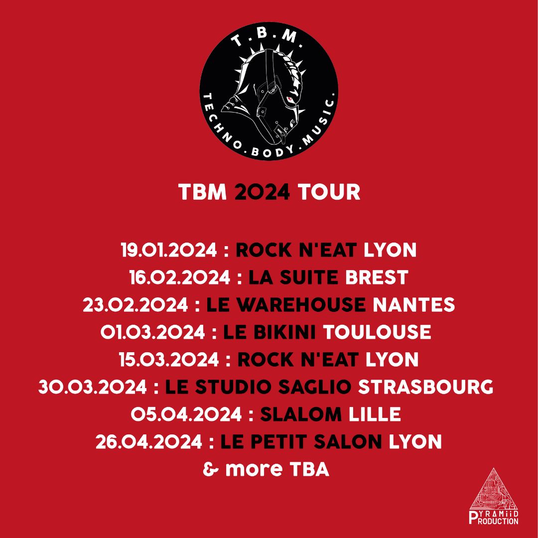 Les dates de la tournée Techno Body Music