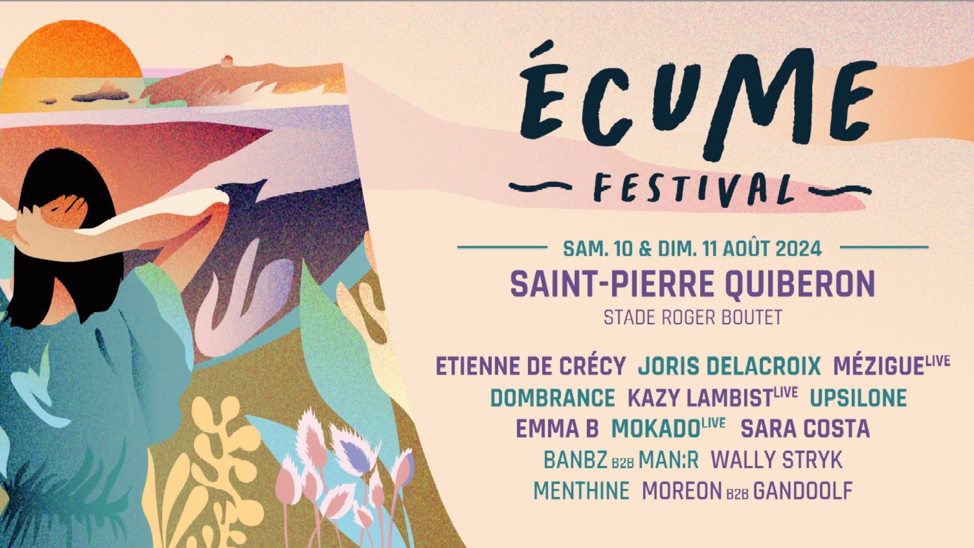 Affiche du Écume Festival 2024