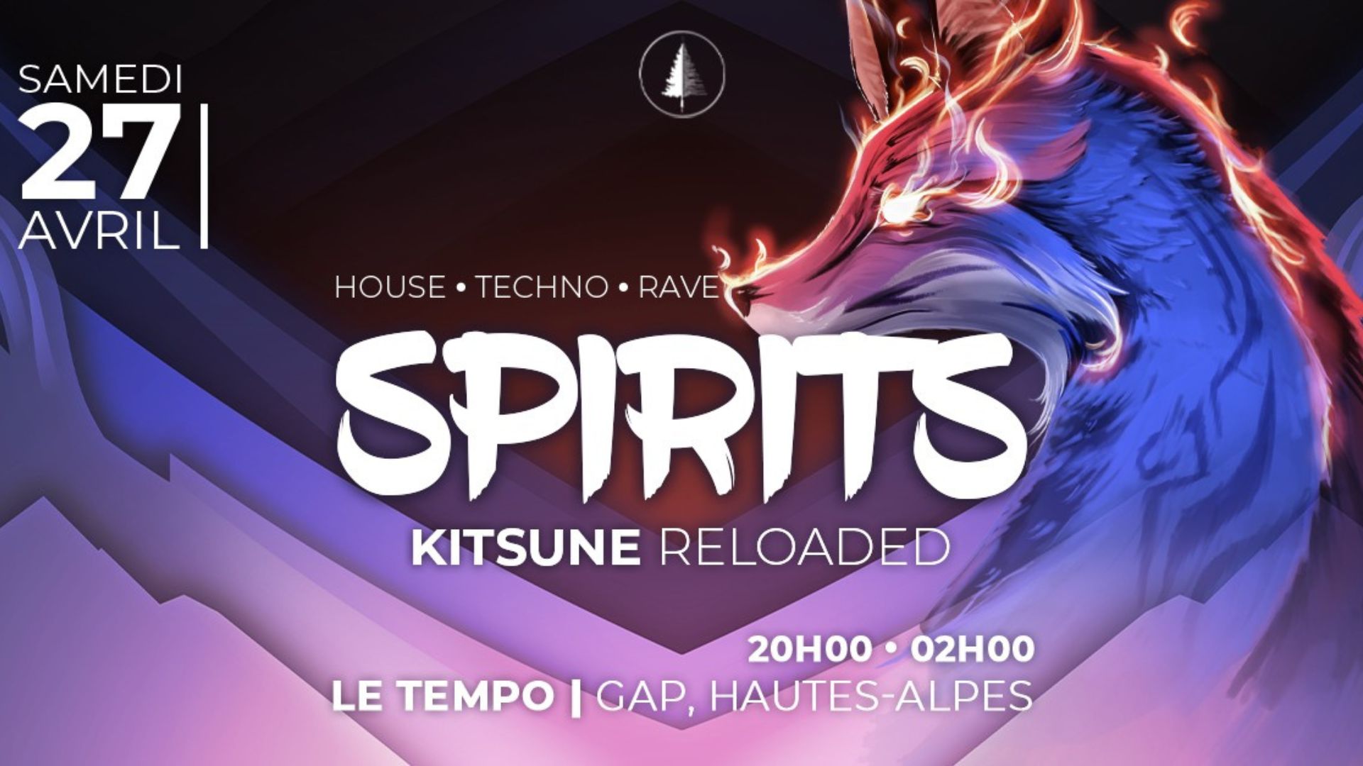 Affiche de la soirée Spirits : Kitsune Reloaded