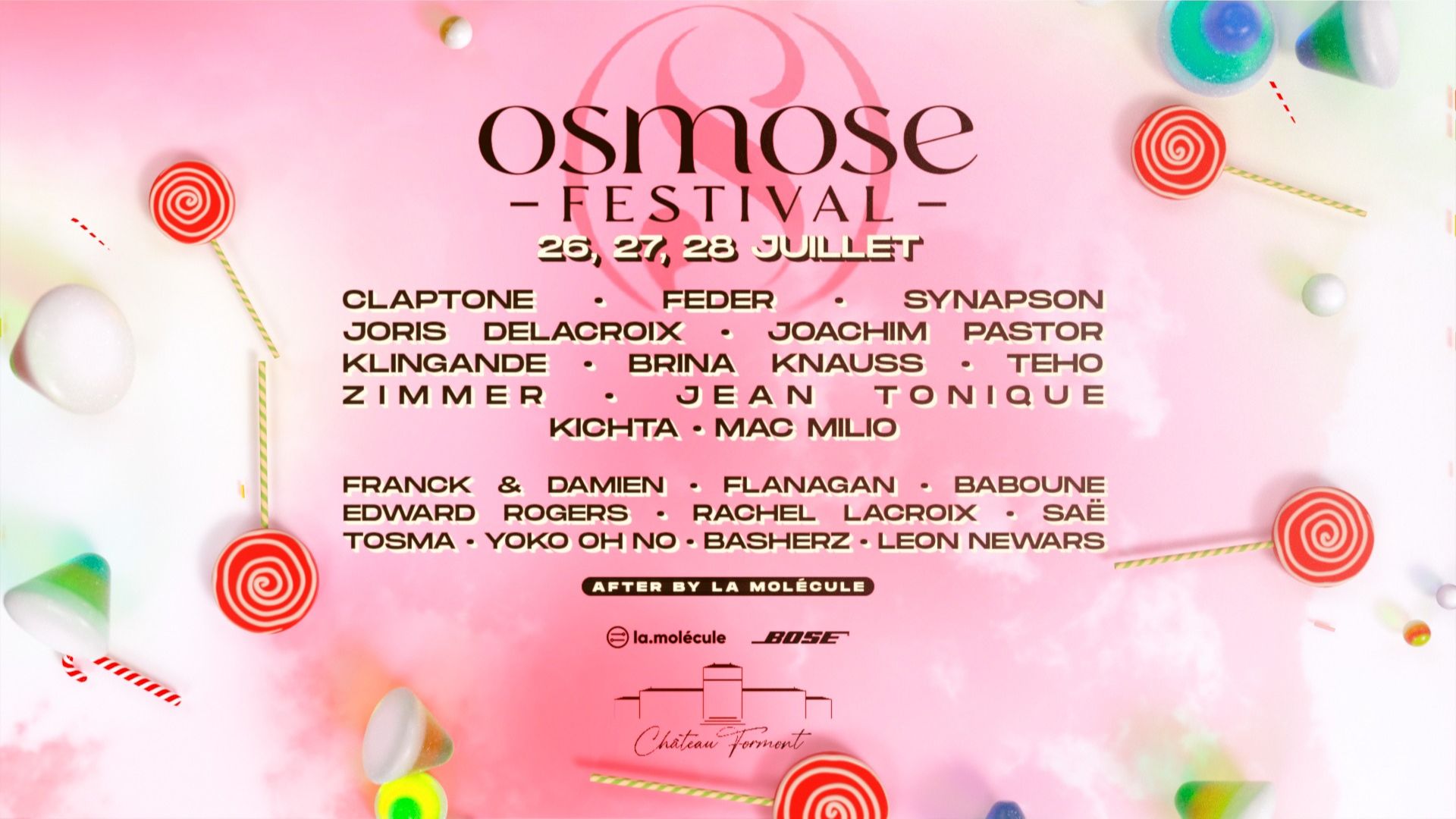 La programmation du Osmose Festival 2024