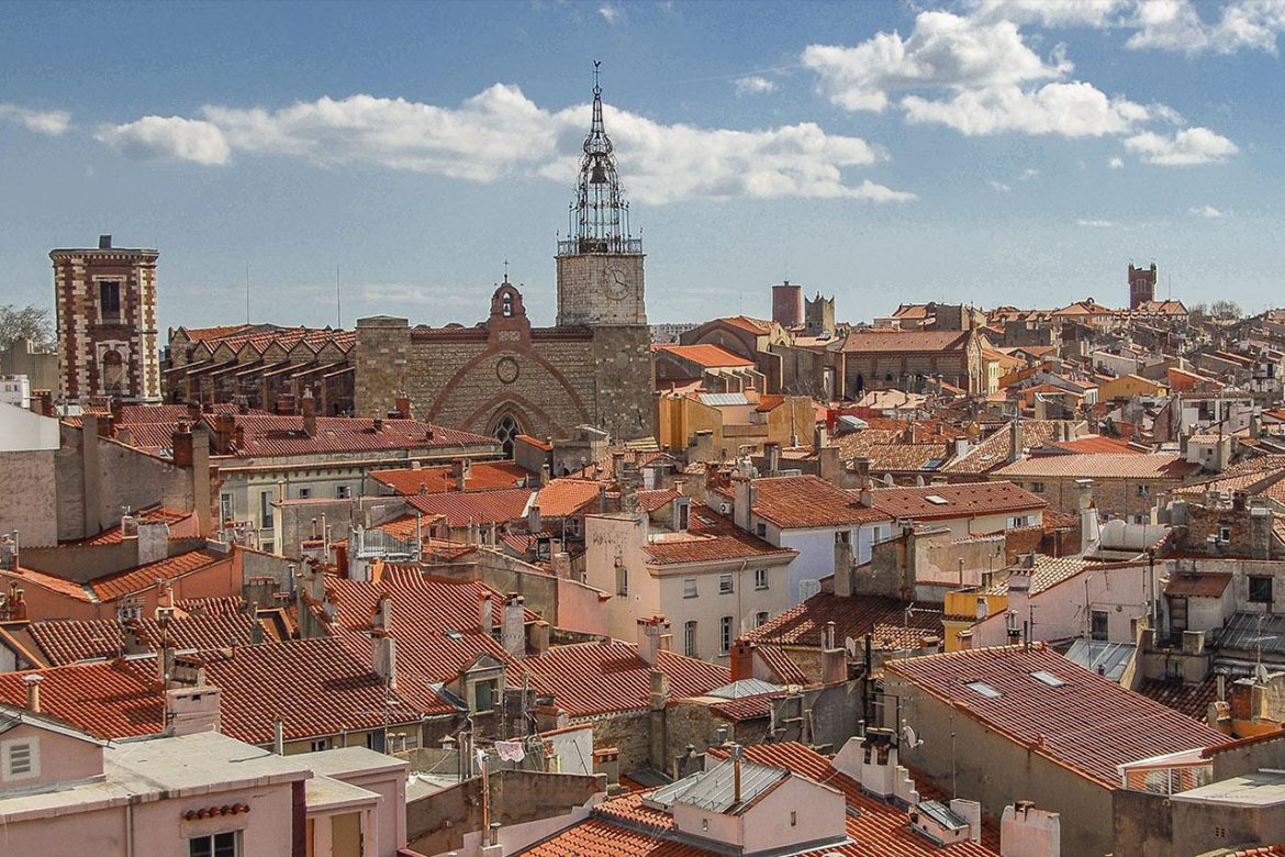 Perpignan vu du ciel © Hilke Maunder