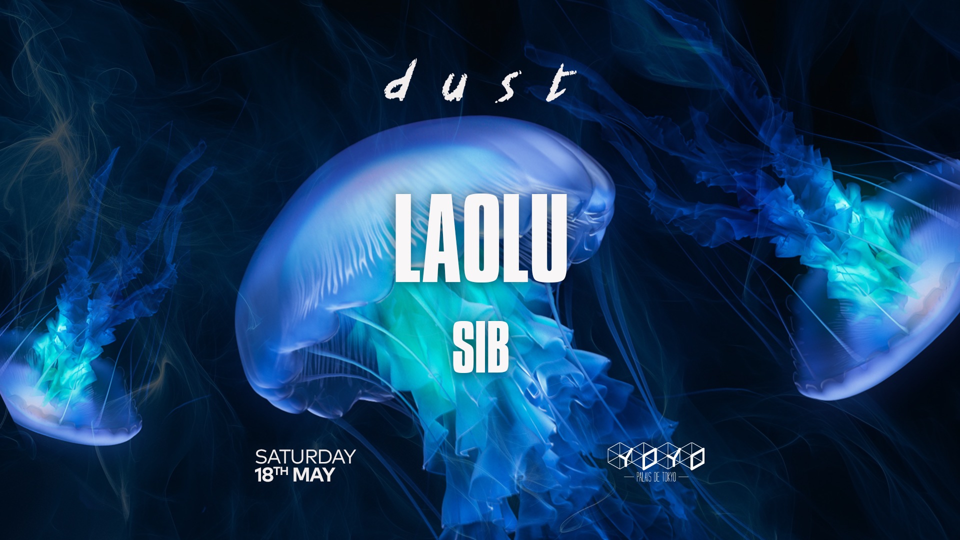 Affiche de la soirée Dust du 18 mai