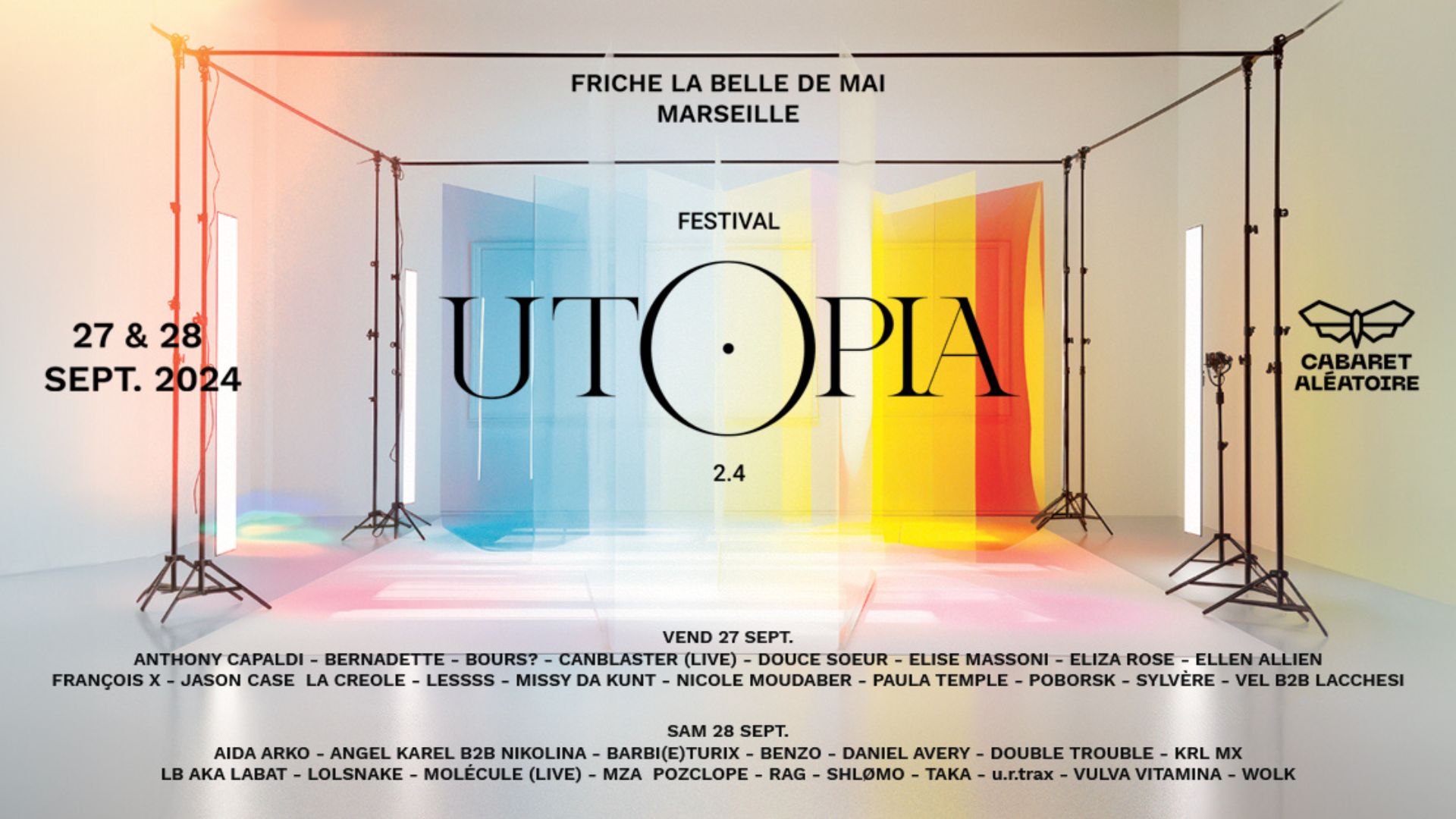 Affiche du Utopia Festival 2024