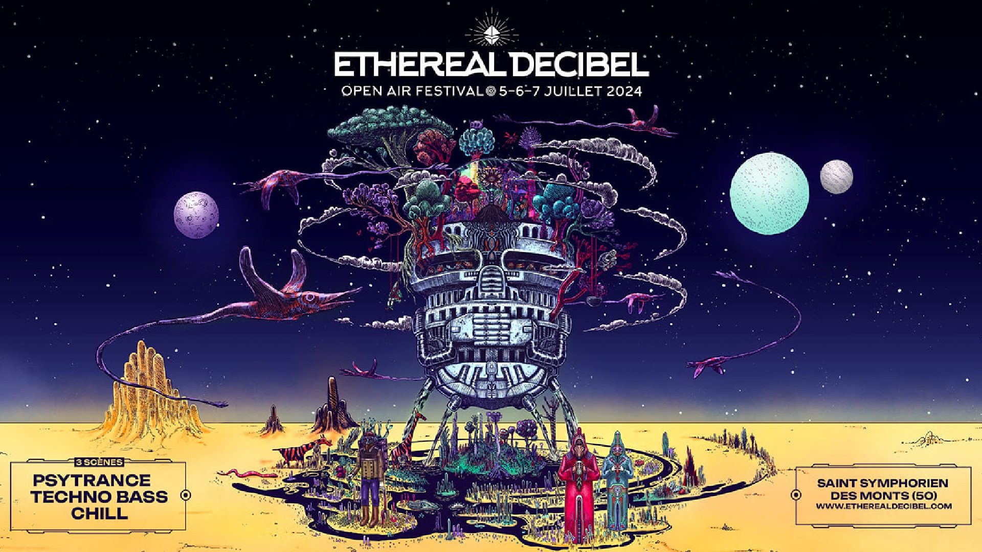 Affiche du festival Ethereal Decibel