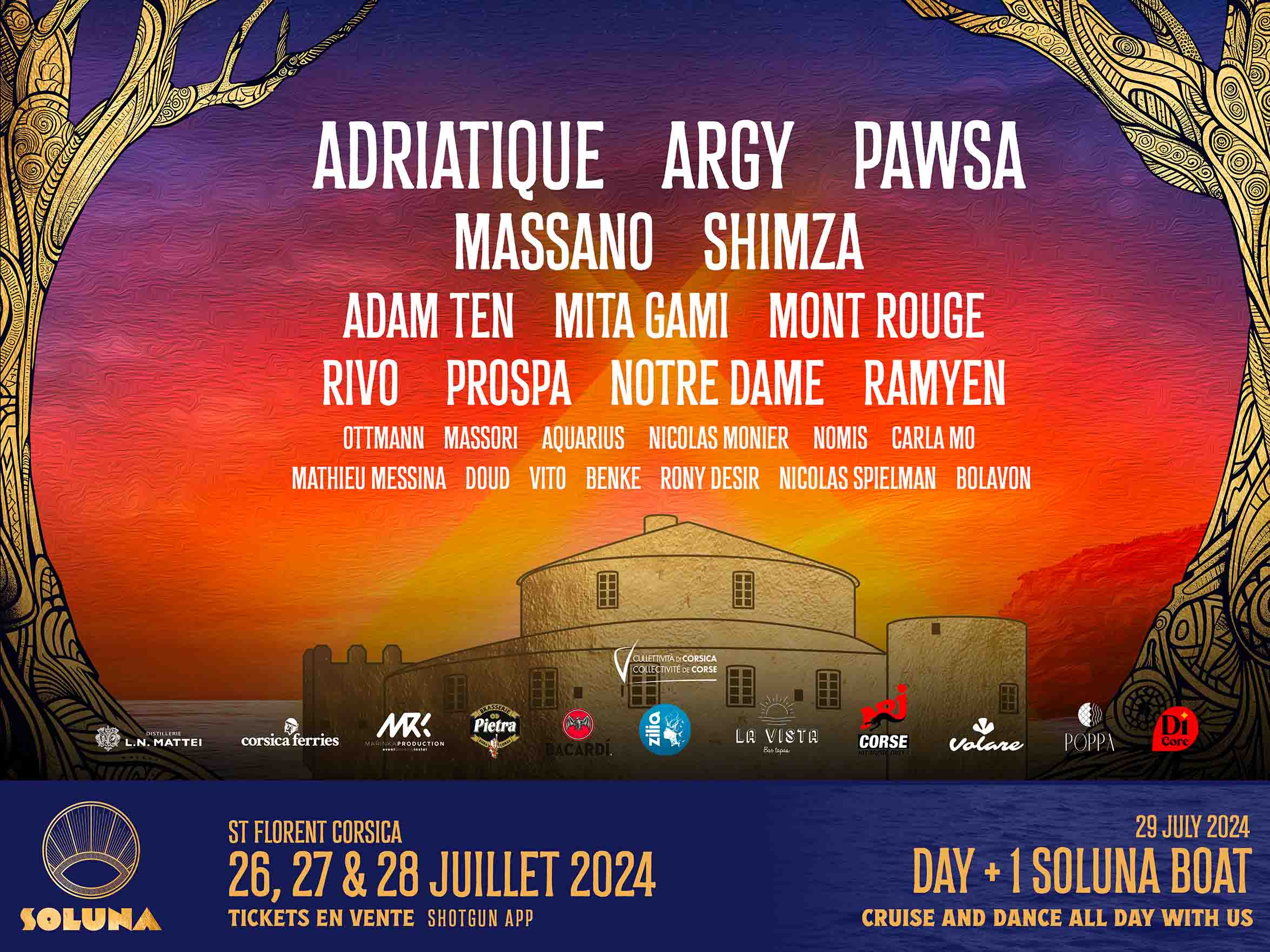 La programmation du Soluna Festival 2024 en Corse