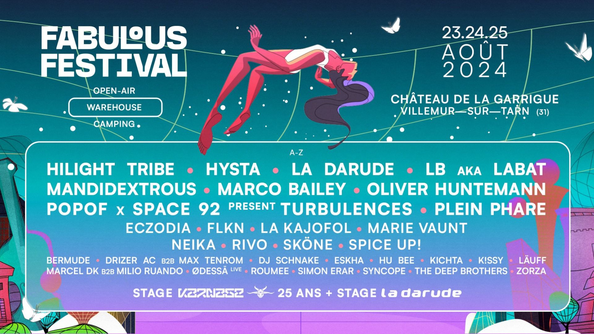 Affiche du Fabulous Festival 2024