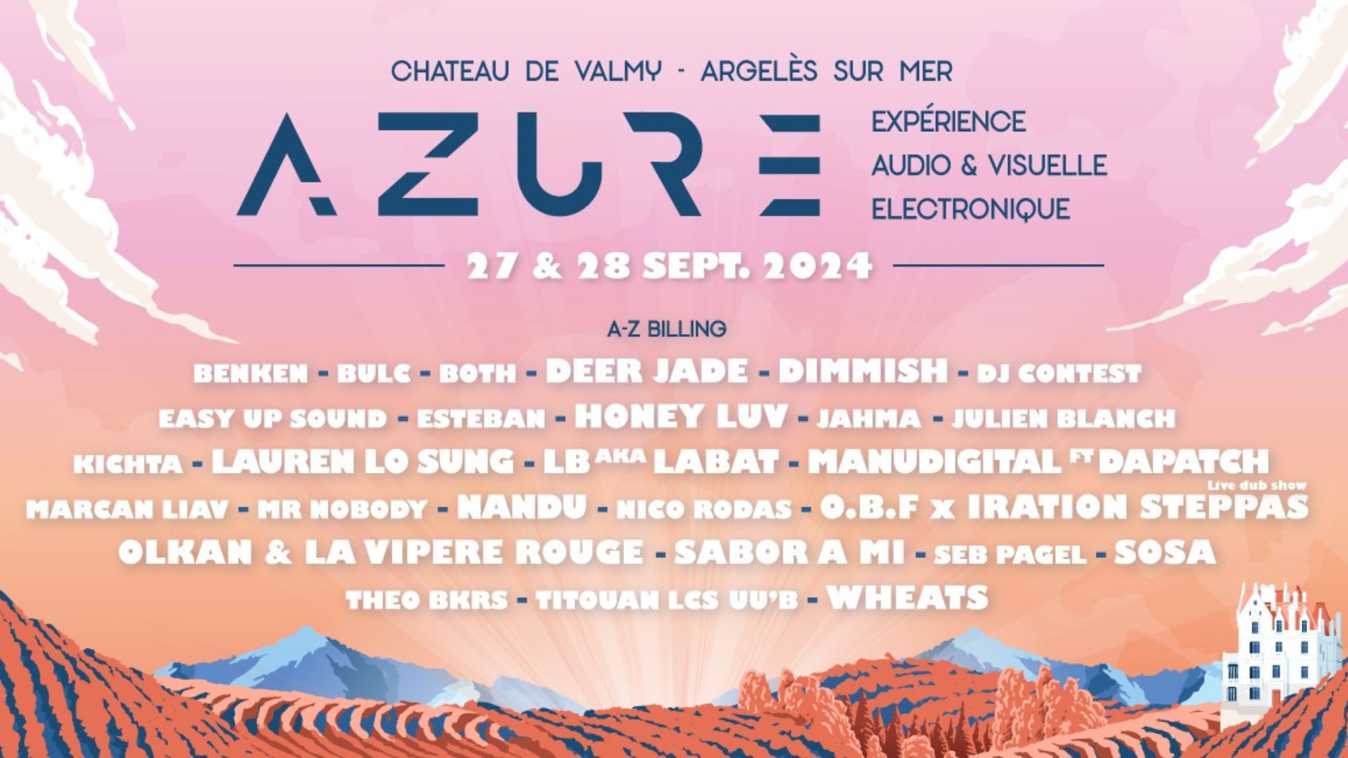 Affiche du Festival Azure 2024